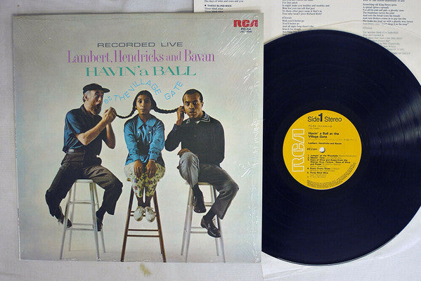 Lambert, Hendricks & Bavan - Havin' A Ball At The Village Gate (LP, Album, Ltd, RE)