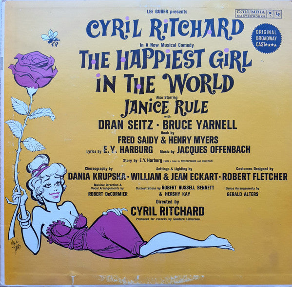 Cyril Ritchard - The Happiest Girl In The World(LP, Album, Mono)