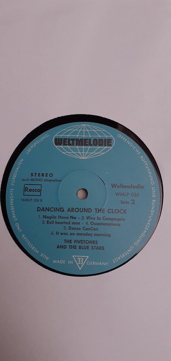 The Fivetones And The Blue Stars* - Dancing Around The Clock (LP)