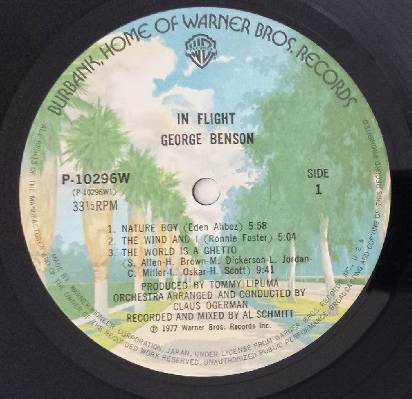 George Benson - In Flight (LP, Album, Gat)