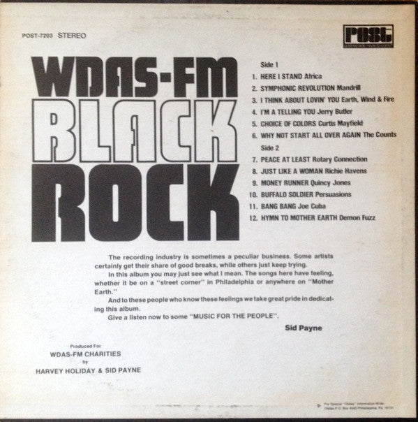 Various - WDAS-FM Black Rock (LP, Comp) – mion.records