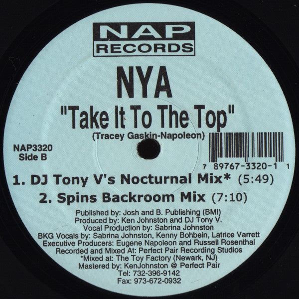 NYA* - Take It To The Top (12"")