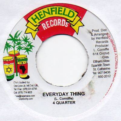 4 Quarter* - Everyday Thing (7"", Single)