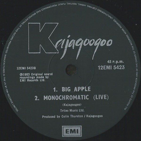 Kajagoogoo - Big Apple (12", Single)