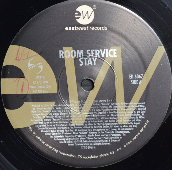 Room Service (2) - Stay / Sho'Nuff (Ain't Nuthin' Wrong) (12", Single, Promo)