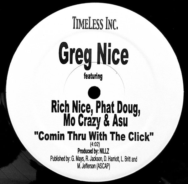 Greg Nice - Comin Thru With The Click(12")