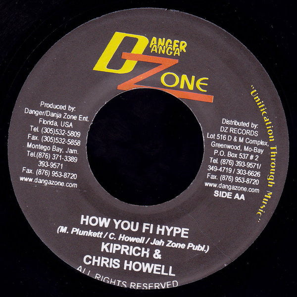 Merciless / Kiprich & Chris Howell (2) - Run / How You Fi Hype (7"")
