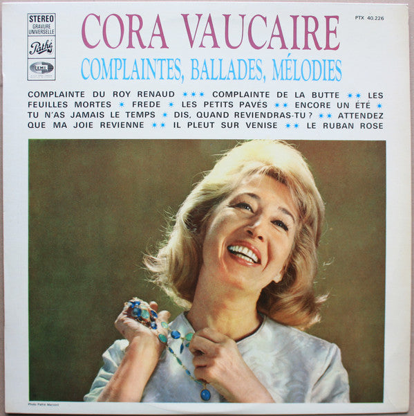 Cora Vaucaire - Complaintes, Ballades, Mélodies... (LP, Album)