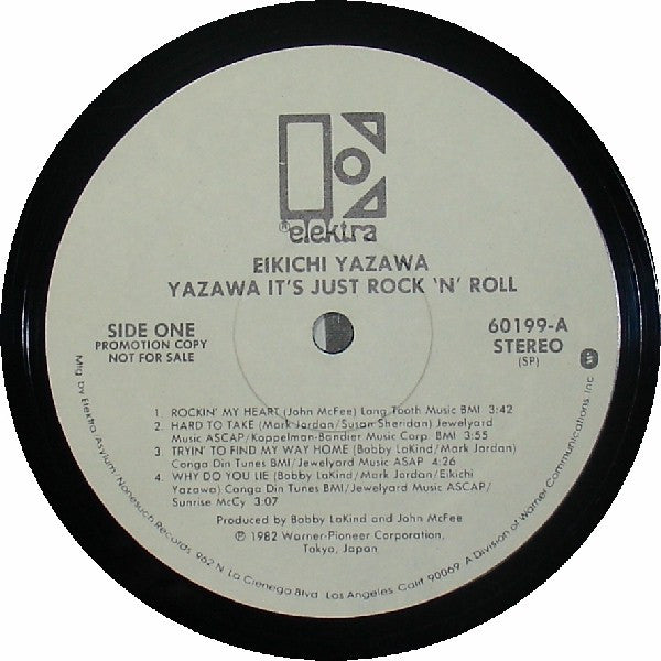 Eikichi Yazawa - It's Just Rock'n' Roll (LP, Album, Promo)