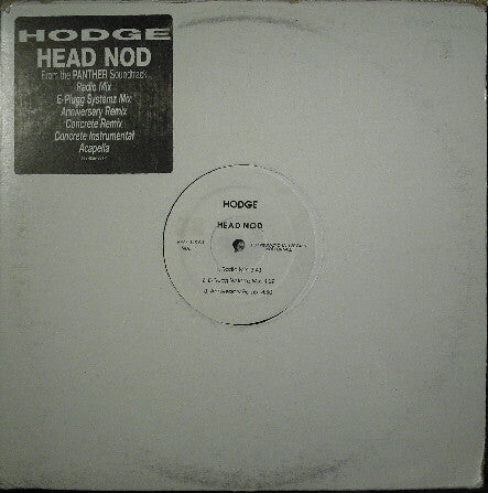 Hodge - Head Nod (12", Single, Promo)
