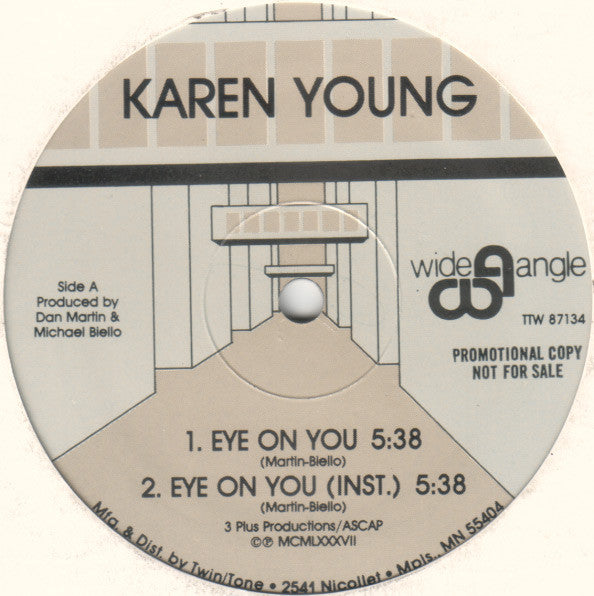 Karen Young - Change In Me / Eye On You (12", Promo)