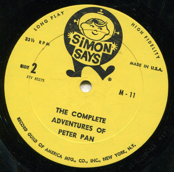 Unknown Artist - The Complete Adventures Of Peter Pan (12"")
