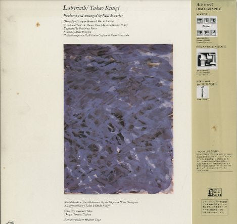 Takao Kisugi = 来生たかお* - Labyrinth = ラビリンス (LP, Album)