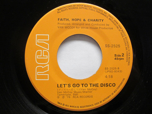 Faith Hope & Charity* - Just One Look (7"", Single)