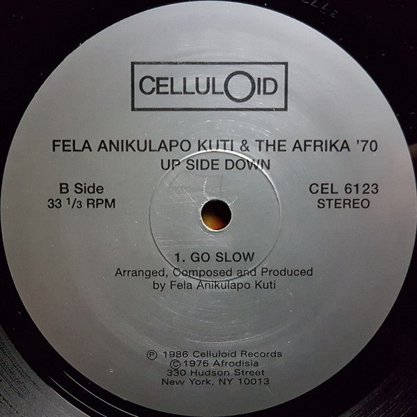 Fela Anikulapo Kuti* & The Africa 70* - Up Side Down (LP, Album, RE)