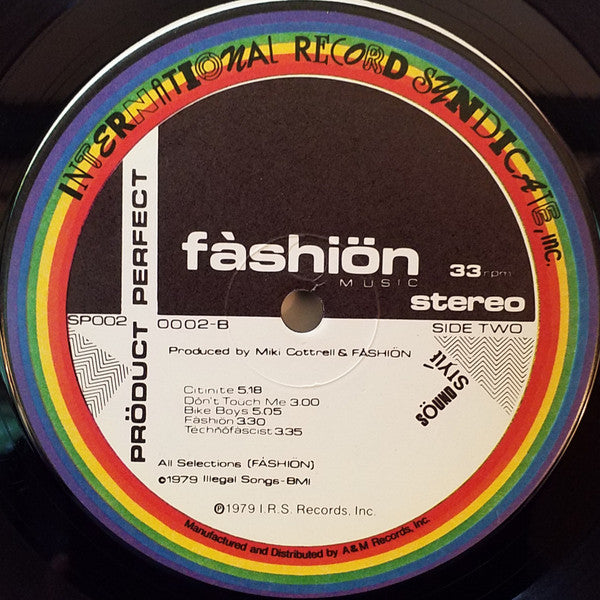 Fàshiön Music* - Pröduct Perfect (LP, Album)