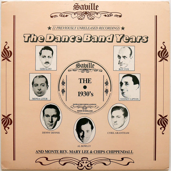 Various - The Dance Band Years - The 1930's (LP, Comp, Mono)