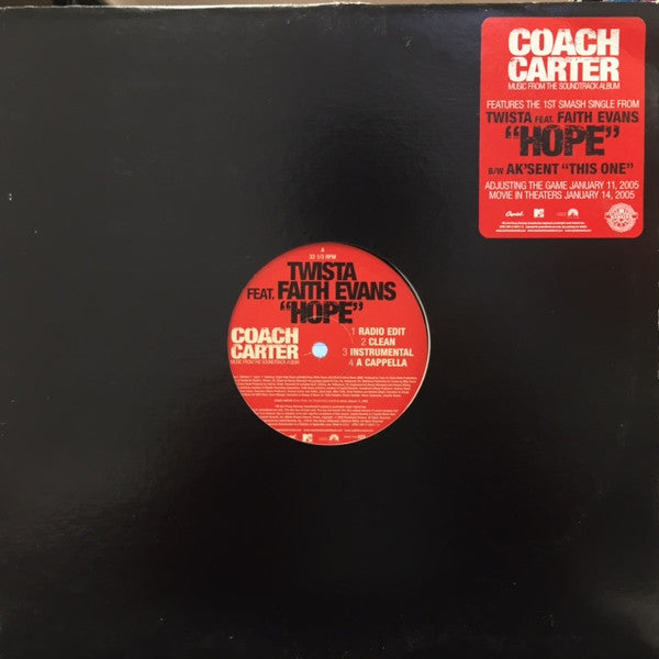 Twista feat Faith Evans / Ak'Sent - Hope / This One (12"", Promo)