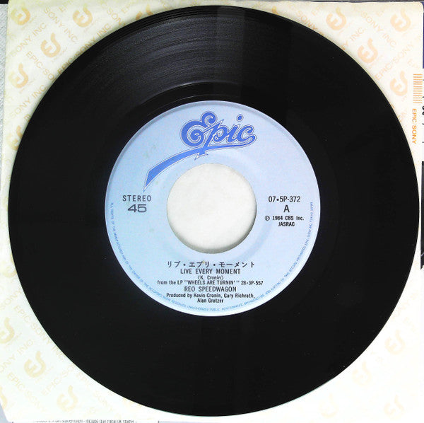 REO Speedwagon - Live Every Moment (7"")