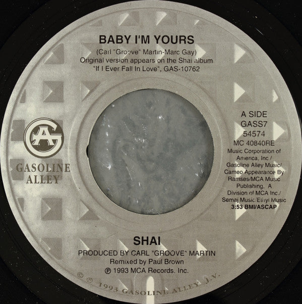 Shai (3) - Baby I'm Yours (7"", Single)