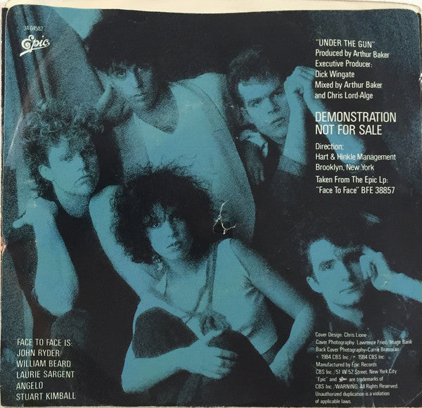 Face To Face (3) - Under The Gun (7"", Promo)