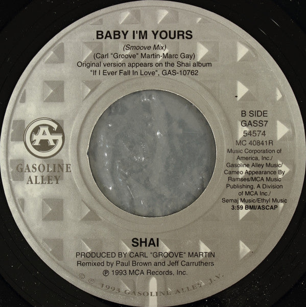 Shai (3) - Baby I'm Yours (7"", Single)