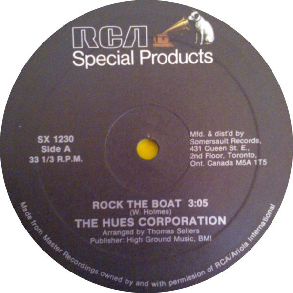 The Hues Corporation - Rock The Boat / Life Goes On(12")