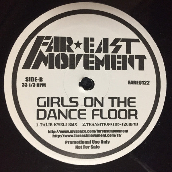 Far East Movement - Girls On The Dance Floor (12"", Promo)