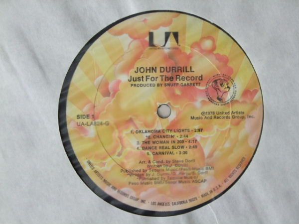 John Durrill - Just For The Record (LP, Album)
