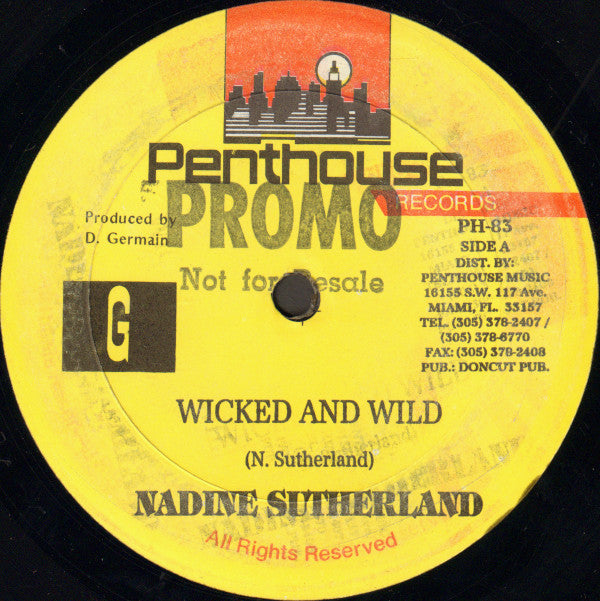 Nadine Sutherland - Wicked And Wild (12")