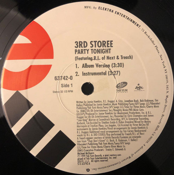 3rd Storee - Party Tonight (12"", Maxi)