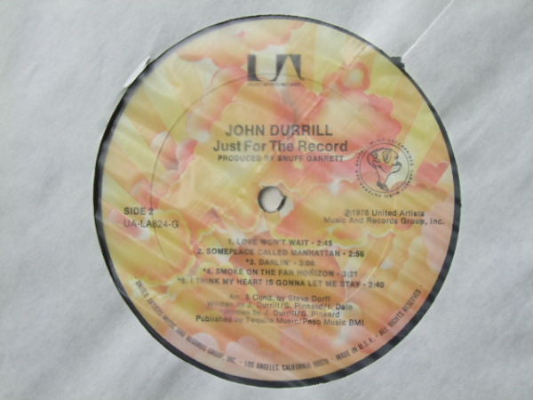 John Durrill - Just For The Record (LP, Album)