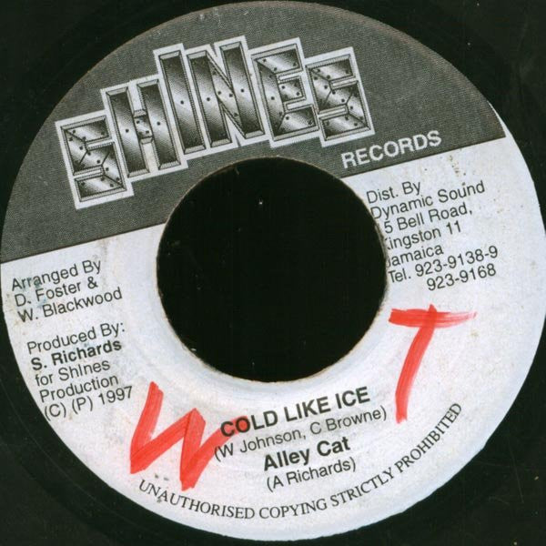 Alley Cat (4) - Cold Like Ice (7"")