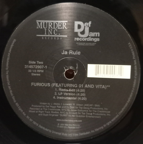 Faith Evans / Ja Rule - Good Life (Remix) / Furious (12"")