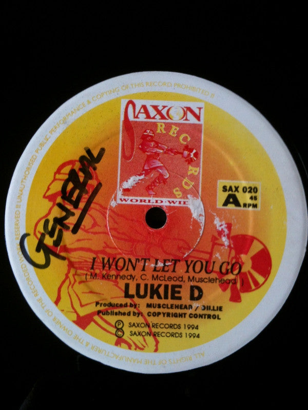 Lukie D - I Won't Let You Go  (12")