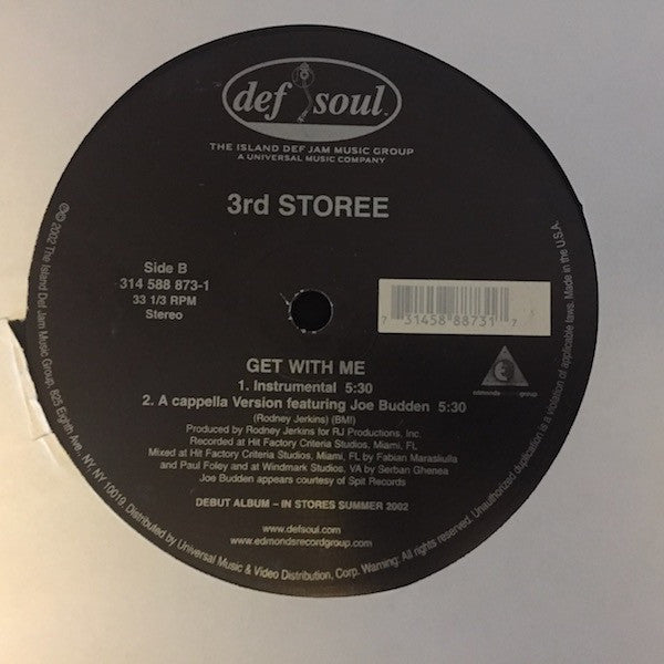 3rd Storee - Get With Me (12"")