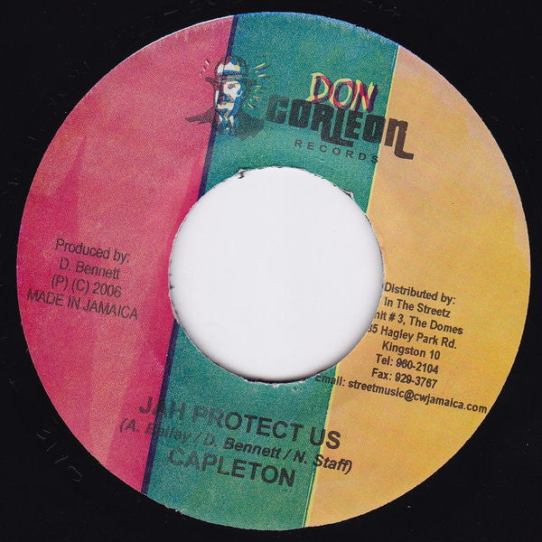 Capleton - Jah Protect Us (7"")