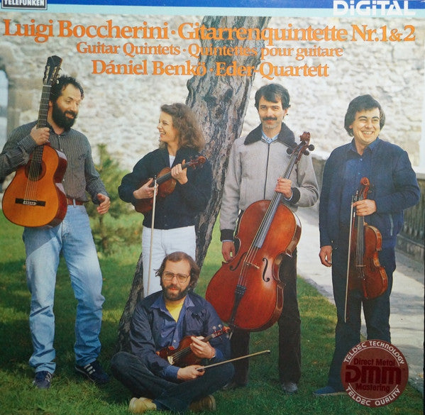 Luigi Boccherini - Dániel Benkő • Eder-Quartett* - Gitarrenquintette Nr.1&2 • Guitar Quintets • Quintettes Pour Guitarre (LP, Album)