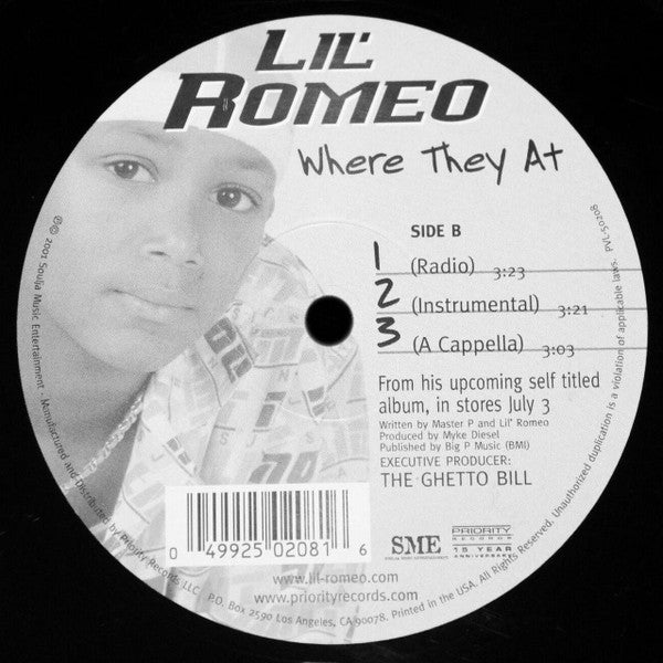 Lil' Romeo - My Baby / Where They At (12"")