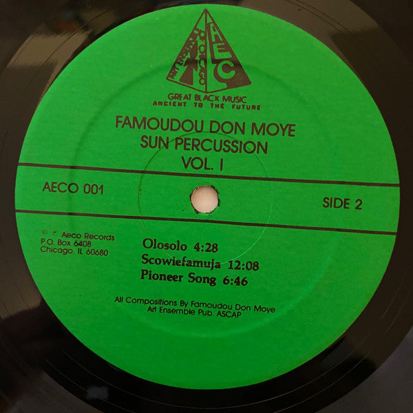 Famoudou Don Moye - Sun Percussion Volume One (LP)