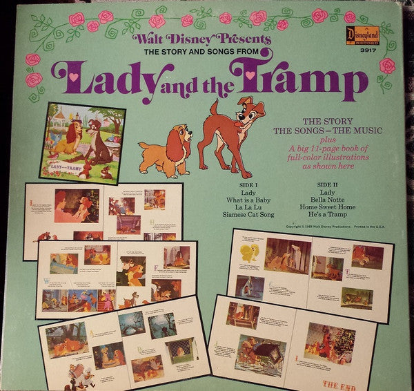 Unknown Artist - The Story And Songs From Lady And The Tramp(LP, Al...
