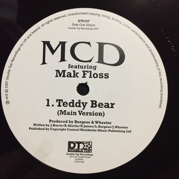 MCD - Teddy Bear (12"")