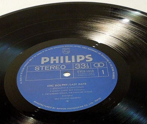 Eric Dolphy - Last Date (LP, Album, RE)