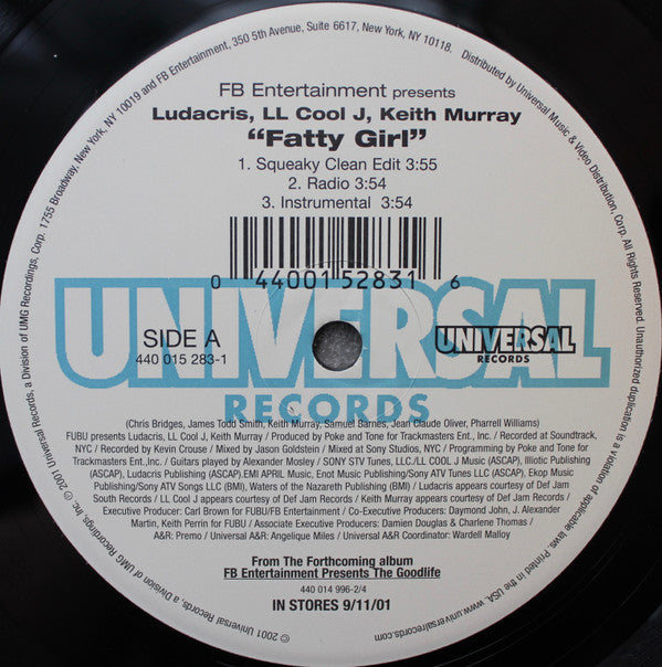 FB Entertainment - Fatty Girl(12", Single)