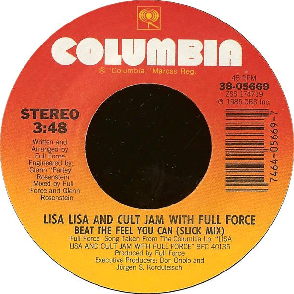 Lisa Lisa & Cult Jam - Can You Feel The Beat(7", Styrene)