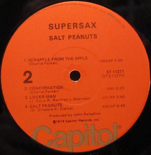 Supersax - Salt Peanuts (LP)