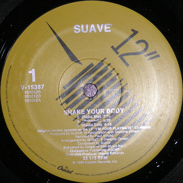 Suavé - Shake Your Body (12"")