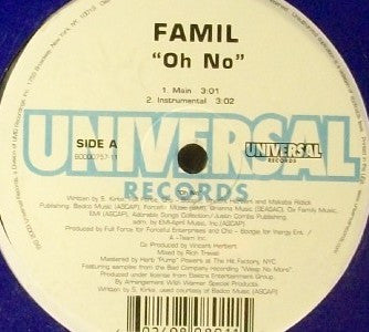 Famil - Oh No (12"", Single)