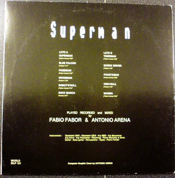 Fabio Fabor & Antonio Arena - Superman (LP, Album, Promo)