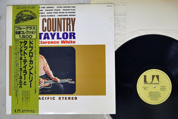 Tut Taylor, Roland* & Clarence White (2) - Dobro Country (LP, Album, RE)